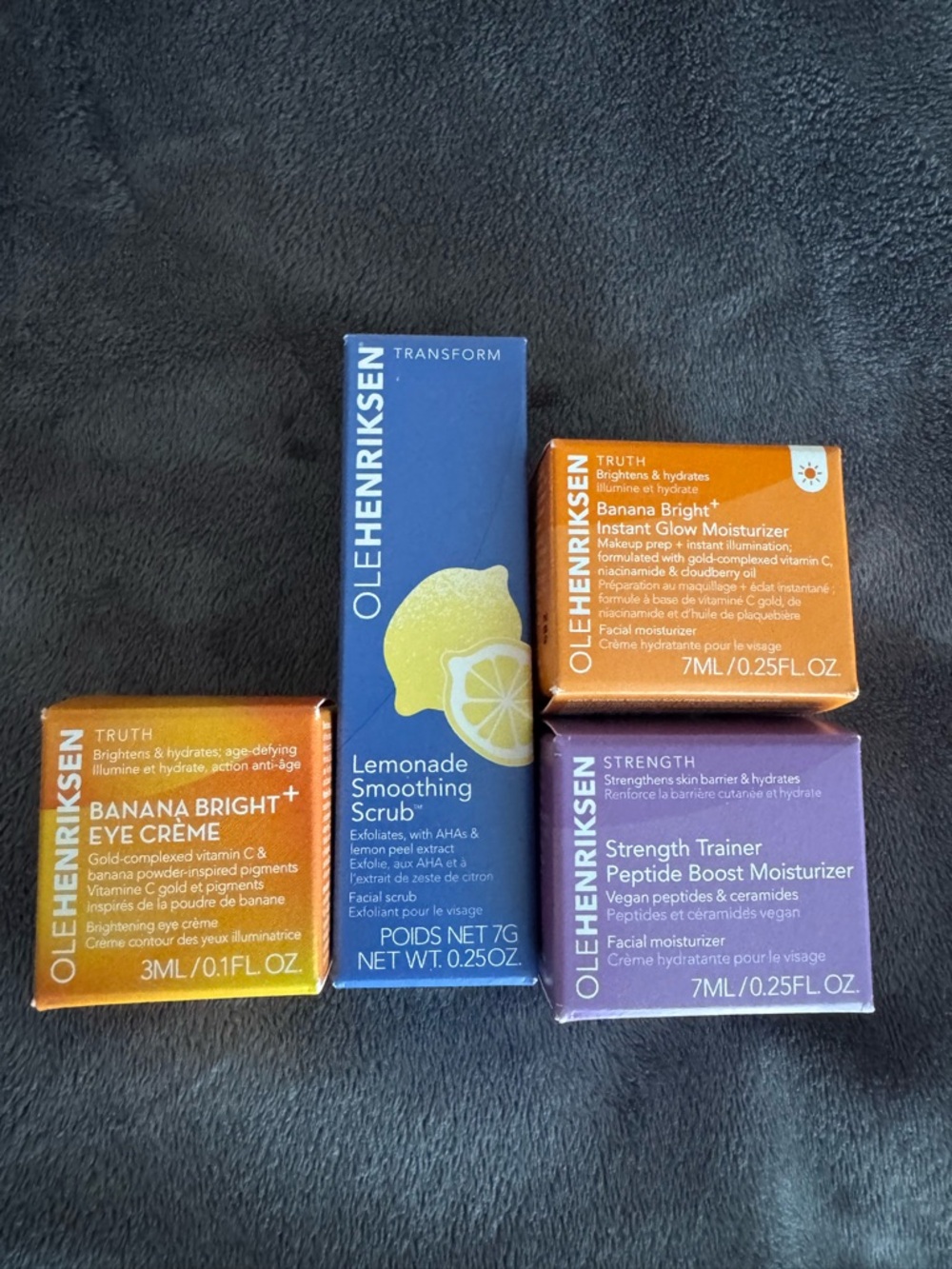 OLEHENRIKSEN Brightening Skincare Set - moisturizer, eye cream & scrub